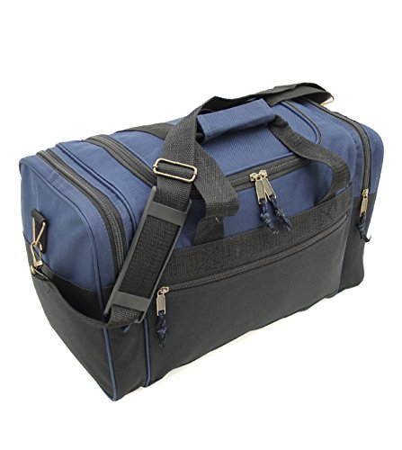 Travel and Sport Duffel Bag/Multipurpose Duffel Bag/Luggage Duffel Bag (Navy/Black)3
