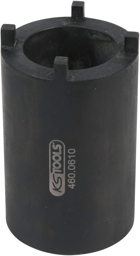 KS Tools 460.0610 1/2" DAF Slotted Nut Wrench for Steering Rod Attachment with 4 Prongs, 52 mm