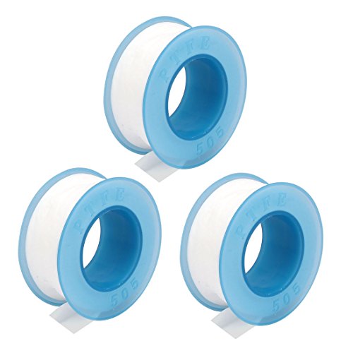 Aexit 10M Length 5/8-inch Width Hydraulic Plumbers Thread PTFE Sealant Tapes 3pcs (b762a5a21fa0fac1ad5a57afb231ea36)