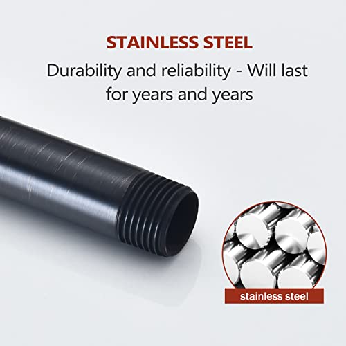 Rp61058-Rb For 6 Inches Anti-Leakage Ceiling Wall Mounted Shower Arm And Flanged For American Standard, Venetian Bronze #TOP3