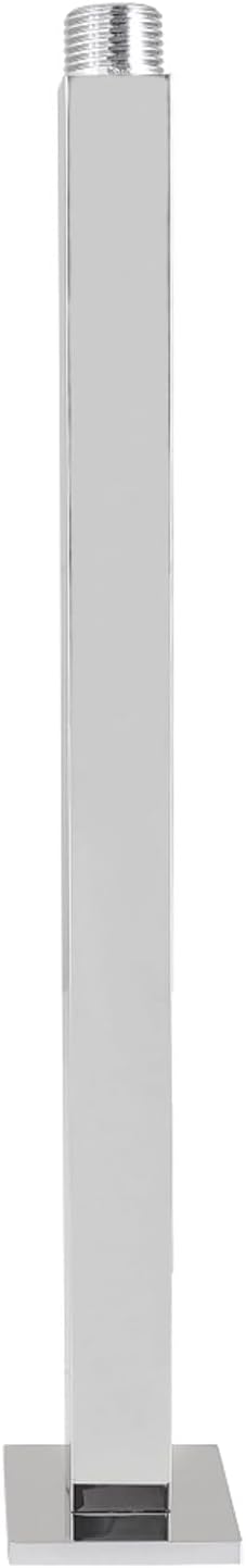 Kingston Brass K213C1 Claremont 12" Rain Drop Ceiling Mount Shower Arm with Square Flange, Polished Chrome