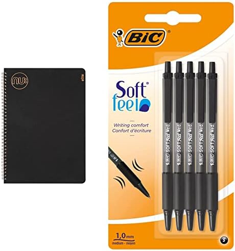 Nu Notebooks - Kraft Range - Black Wire Bound A4 Notebook - Stationery Notebooks - Professional Notepad - 160 Pages