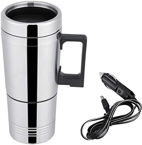 300Ml 24V Coffee Mug Car Heater Coffee Warmer Stainless Steel Electric Car Heating Cup for Water Coffee Milk