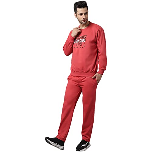 Image of Mack Jonney Fleece Printed Tracksuit Co-ord Set for Men-SW 44 LOWER 02-P