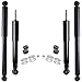 Detroit Axle 10181-4A Complete Front and Rear Shock Absorbers (4pc Kit) for Heavy Duty Models
