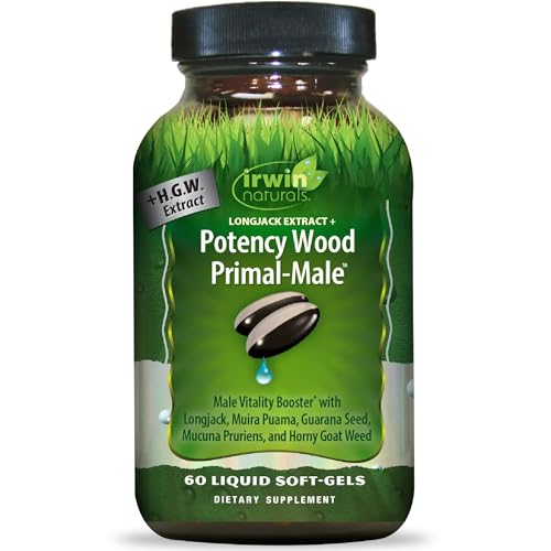 Irwin Naturals Longjack Extract Potency Wood Primal-Male 60ct