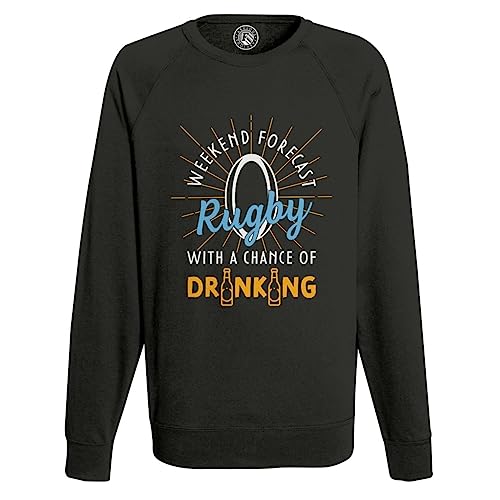 Sweat Rugby Homme imprimé humour bière troisième mi-temps