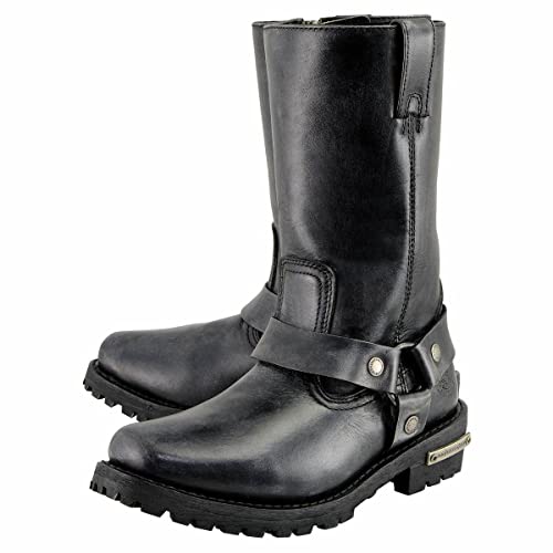 Image of Milwaukee Leather Women's Premium Leather Motorcycle Harness Boots Collection MBL - 10