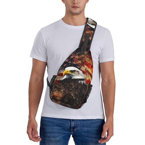 Bolso cruzado tipo bandolera unisex negro para senderismo miniatura 7
