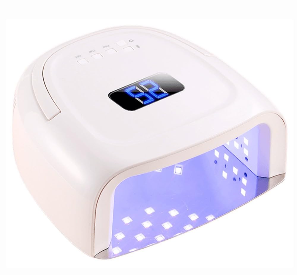 Lámpara de uñas LED UV de 60 W, sin cables, lámparas UV inalámbricas para uñas de gel con Sensor Automático para Manicura/Pedicure Nail Art en el Hogar,el Salón B