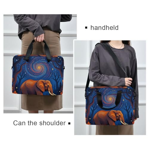 Bolso para laptop portátil 15.6 pulg con asa y correa miniatura 2
