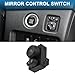 A ABSOPRO Car Mirror Switch No.15808774 View Mirror Remote Control Switch for Chevrolet Traverse for Saturn Outlook Plastic Black