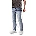 Jeans for Men Stretch Fit Strechy Light Blue Denim Regular Fit Slim Comfort Flex Waist Stacked Athletic Skinny Leg Fashion Stylish Pants 2024-2810-30