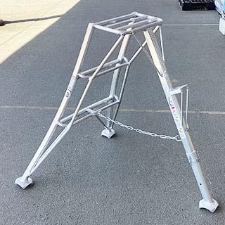 Amazon.co.jp: アルミ園芸三脚 ステップタイプ 3尺 耐荷重100kg 地域の 