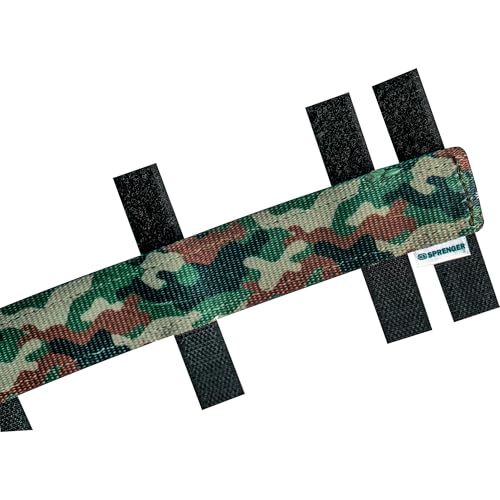 Herm Sprenger Camouflage Green Nylon Cover for Ultra-Plus Pinch Dog Collar for Small Medium Large Dogs Durable Protector for Dog Training Prong Collar (16in (40cm))