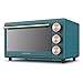 Desconocido Horno eléctrico de Mesa 16L Mini Horno Tostador eléctrico hornos Puerta de Vidrio Doble recirculación 3D fácil de Limpiar Hornear Pastel Pan