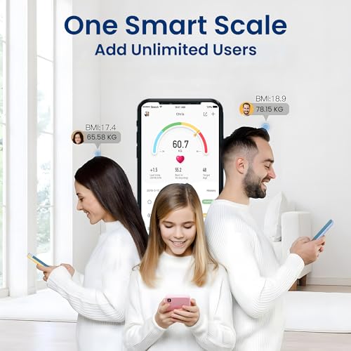 Image of ANT Zigma Smart Scale Bluetooth Body Weight Machine for Home, 180kg Digital Weighing Scale, 12 Body Metrics, BMI & Body Fat Analyzer, High Precision Sensor, LCD Display, 40-Month Warranty