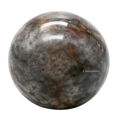 Image of Certified Chrysoberyl Cats Eye Crystal Ball for Meditation - Premium Crystal Vastu Items for Home and Feng Shui Items for Good Luck - Ideal for Pooja Supplies and Spiritual Practices (2 inch Inch)