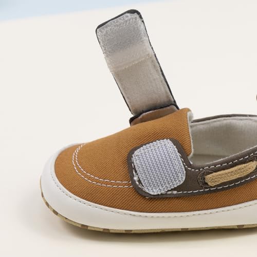 Image of Infant Baby Boys Girls Canvas Sneaker Toddler Slip On Anti Skid Newborn First Walkers Candy Shoes for 0-18 Months