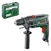 Bosch Home and Garden Trapano battente elettrico UniversalImpact 730 (foratura di precisione in muratura, legno e acciaio; motore da Watt; custodia per il trasporto)