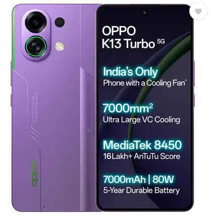 OPPO K13 Turbo 5G, Purple Phantom (8GB, 128GB)