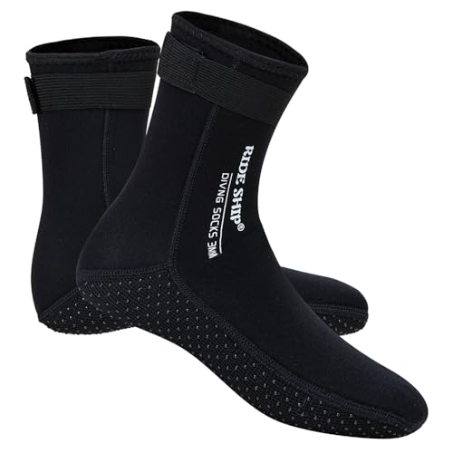 Skyone Neoprene Socks Diving Scuba Socks for Men Women 3MM, Sand Socks Dive Socks Thermal Flexible Anti Slip