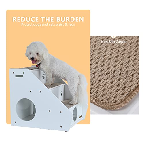 Petsfit 3-Steps Wooden Dog Stairs #TOP4