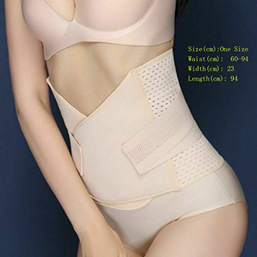 Ceinture pelvienne post-partum abricot pour récupération après césarienne - 4