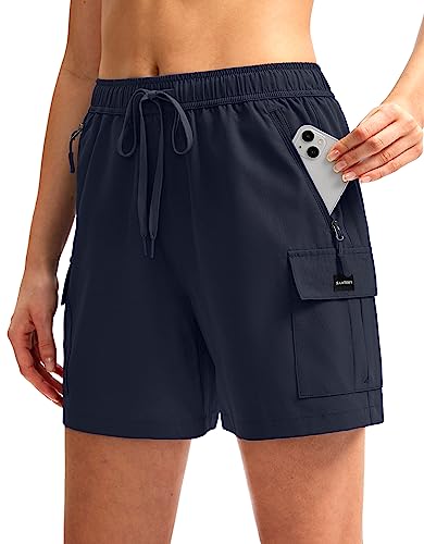 Short de randonnée pour femme léger et fluide idéal pour le voyage et le golf