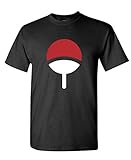 UCHIHA CLAN anime manga ninja shinobi - Mens Cotton T-Shirt, M, Black