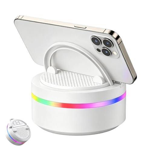 Reproductor inalámbrico con soporte de teléfono para la ducha cocina y viajes