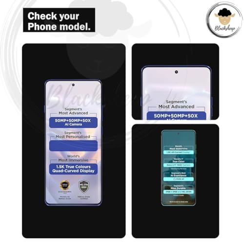 Image of BLACKSHEEP HD+ UV Tempered Glass Screen Protector Guard Compatible For Realme 12 Pro 5G / Realme 12 Pro Plus 5G Full Adhesive UV Curved Case Friendly HD Clarity with easy installation kit