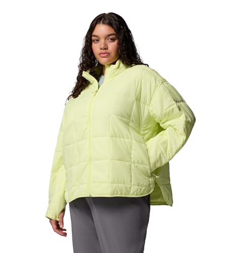 Columbia Womens Sienna Hill Quilted Jacket, Citron Haze, XX-Large - image 3
