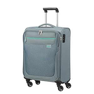 American Tourister Sunny South – Spinner S handbagage, 55 cm, 36 L, grijs (grijs)