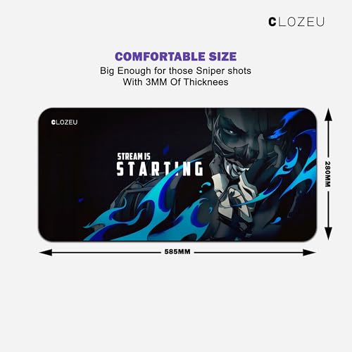 Image of Mouse Pad, Large Extended Desk Mouse Pad, Non-Slip Spill-Resistant Mousepad with Special-Textured Surface,Gamer /Office /Home 585mm x 280mm