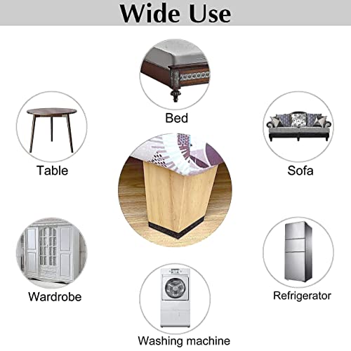 Product Image Furniture Pads Black 136 Pieces Pack Felt Furniture Pads + Non Slip Furniture Pads 20 Pieces 2" Anti Skid Furniture Pads Stopper #TOP5