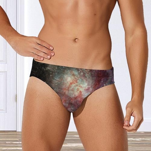 Universe Galaxy Spaces Mens Swim Briefs Quick Dry Swimming Trunks Training Swimsuit Low Rise Swimwear4