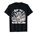 Off to Praise The Lord Christian Raccoon T-Shirt