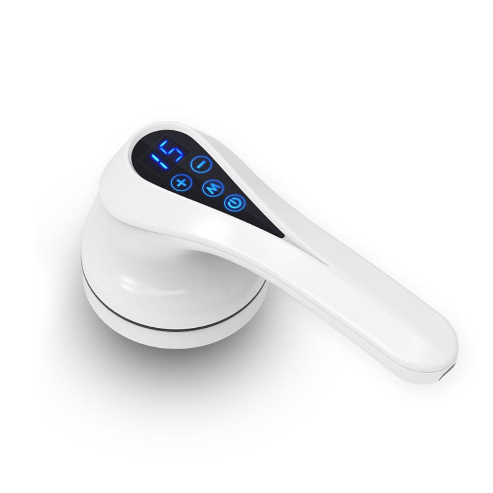 Cellulite Massager with 8 Massage Heads, Body Sculpting Machine for Stomach Fat, Handheld Cellulite Remover for Sculpt Belly, Thigh, Butt, Vibrating Massager for Deep Tissue & Lymphatic Drainage