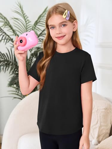 Image of Haloumoning Girls Short Sleeve T Shirts 5-14 Years