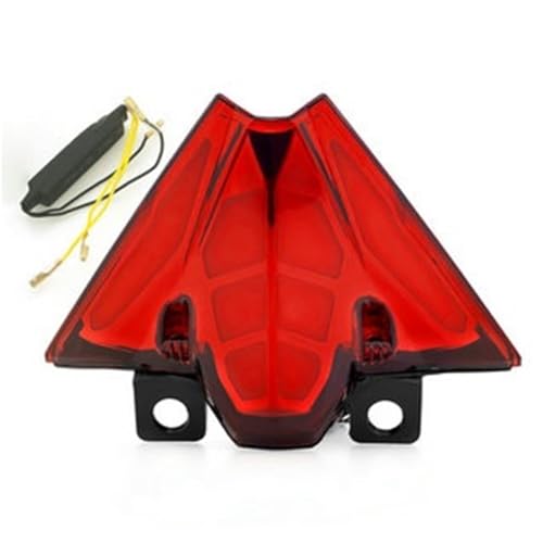 Feu arrière frein clignotant intégré moto EX500 tuning 2024
