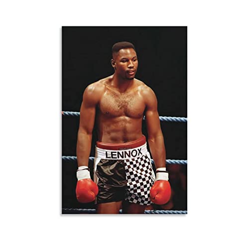 Impression sur toile Lennox Lewis 50x70cm art mural contemporain de salon