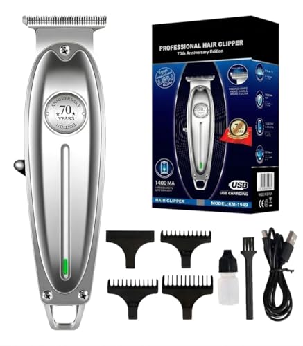 Tondeuse à cheveux rechargeable MASIN Steel ONE pour éliminer les ratés de coupe