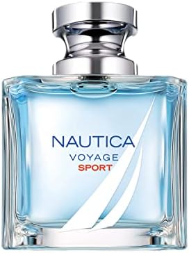 Nautica Voyage Sport Eau de Toilette Spray, Vegan Formula, Eau de Toilette, Sophisticated Fresh Woody Blend, 1.6oz
