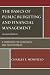 The Basics of Public Budgeting and Financial Management: A Handbook for Academics and Practitioners