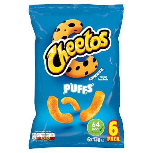 Cheetos Puffs, Cheese, 6 x 13 g