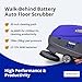USA-CLEAN Commercial Auto Floor Scrubber Machine - Walk-Behind, Battery-Powered - 20