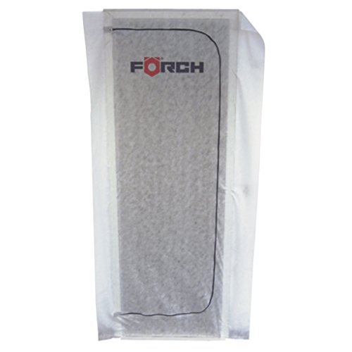 Förch Staubschutztür 1,10x2,20m Staubschutz Bautür Staubtür Vlies mit Reißverschluss und doppelseitigem Klebeband Wiederverwendbar