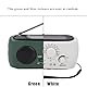 Elprico Radio Kurbel Notfall Solar, AM/FM-Handkurbelradio mit LED-Taschenlampe, Notruf-Ladegerät für Haushalt und Outdoor, Camping, Wandern