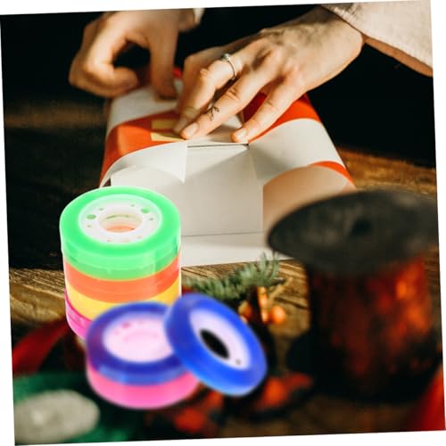 Cinta de colores Bopp transparente para trabajos creativos en casa 6